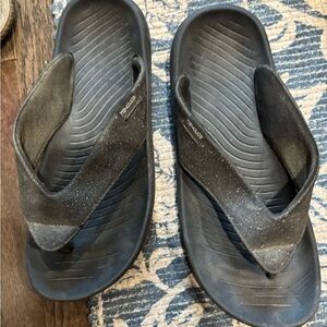 Hey Dude Black Sandals with Sparkly Straps